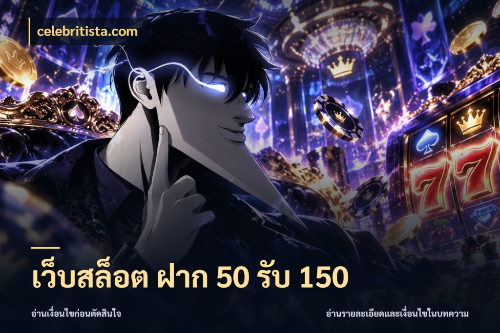 เว็บสล็อต ฝาก 50 รับ 150 โปรกับเกมที่ชอบเลือกให้ตรงสไตล์ กับ celebritista.com