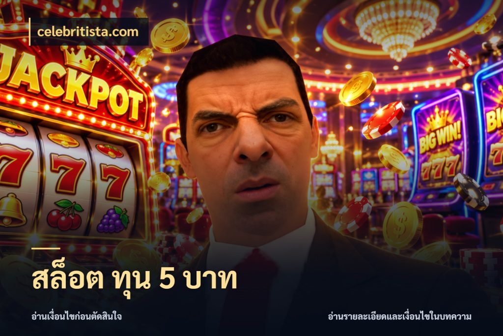 สล็อต ทุน 5 บาท จำนวนเริ่มต้นกับรายละเอียดที่สายเกมสนใจ สไตล์ celebritista.com