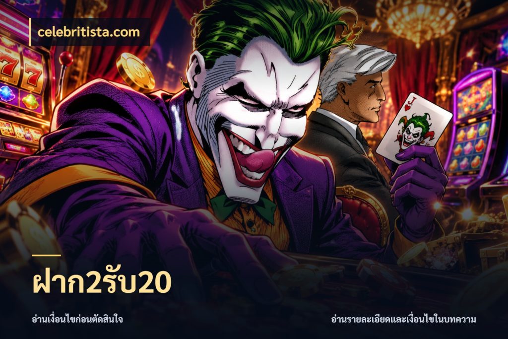 ฝาก2รับ20 โปรยอดรับที่สายเกมสนใจ ในมุม celebritista.com
