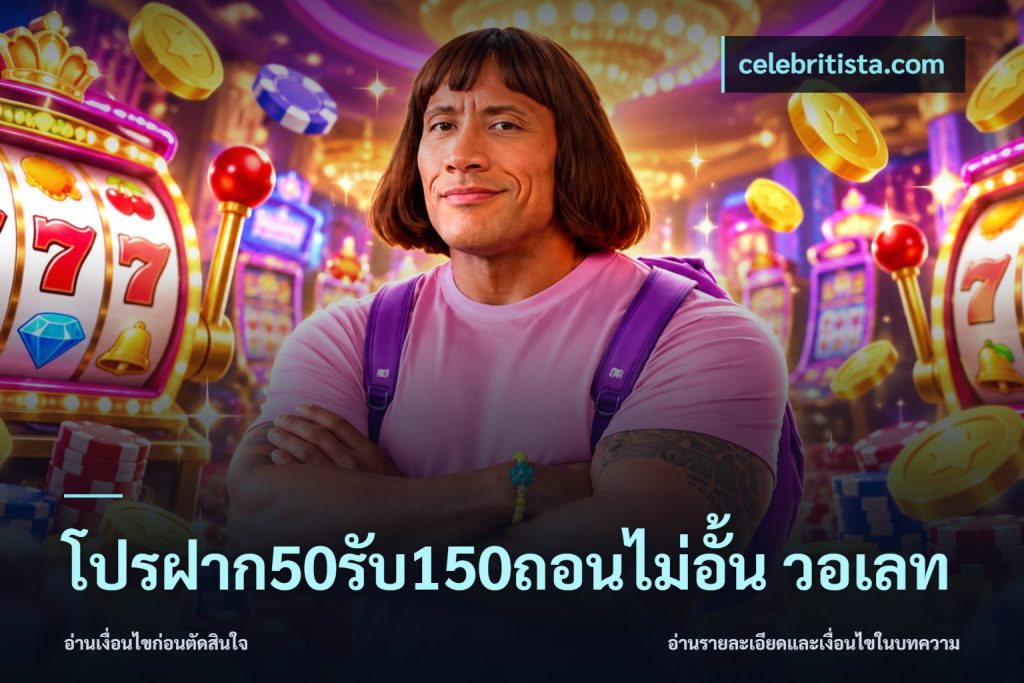 โปรฝาก50รับ150ถอนไม่อั้น วอเลท