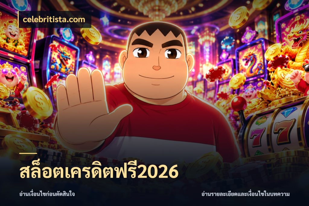 สล็อตเครดิตฟรี2026 จับมุมเด่นของเครดิตฟรีให้ตรงใจ กับ celebritista.com