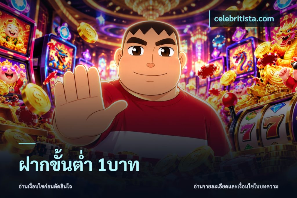 ฝากขั้นต่ำ 1บาท