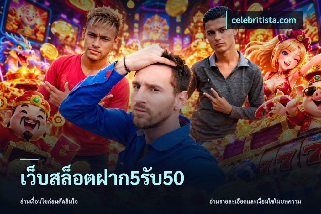 เว็บสล็อตฝาก5รับ50