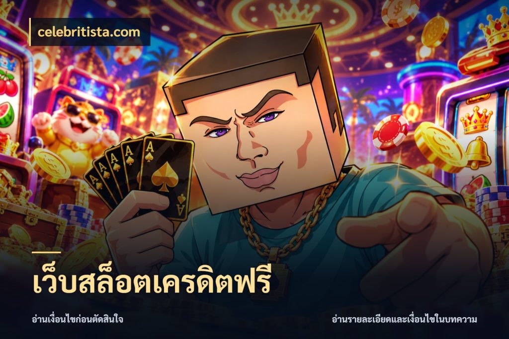 เว็บสล็อตเครดิตฟรี เครดิตฟรีกับจังหวะลุ้นที่คุณเลือก กับ celebritista.com