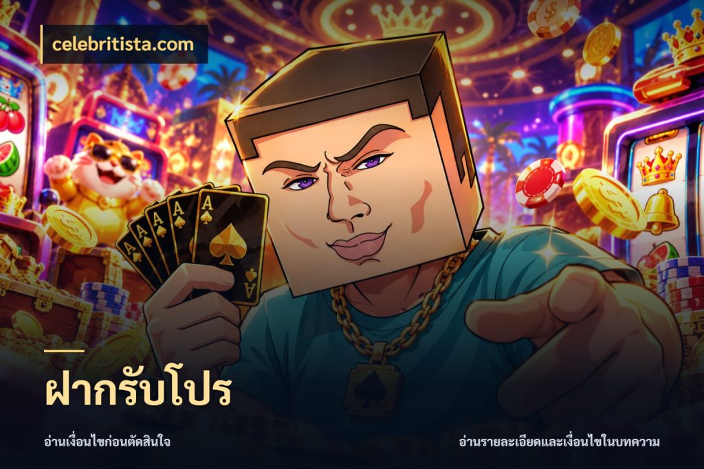 ฝากรับโปร celebritista.com โปรกับเกมที่ชอบเลือกให้ตรงสไตล์