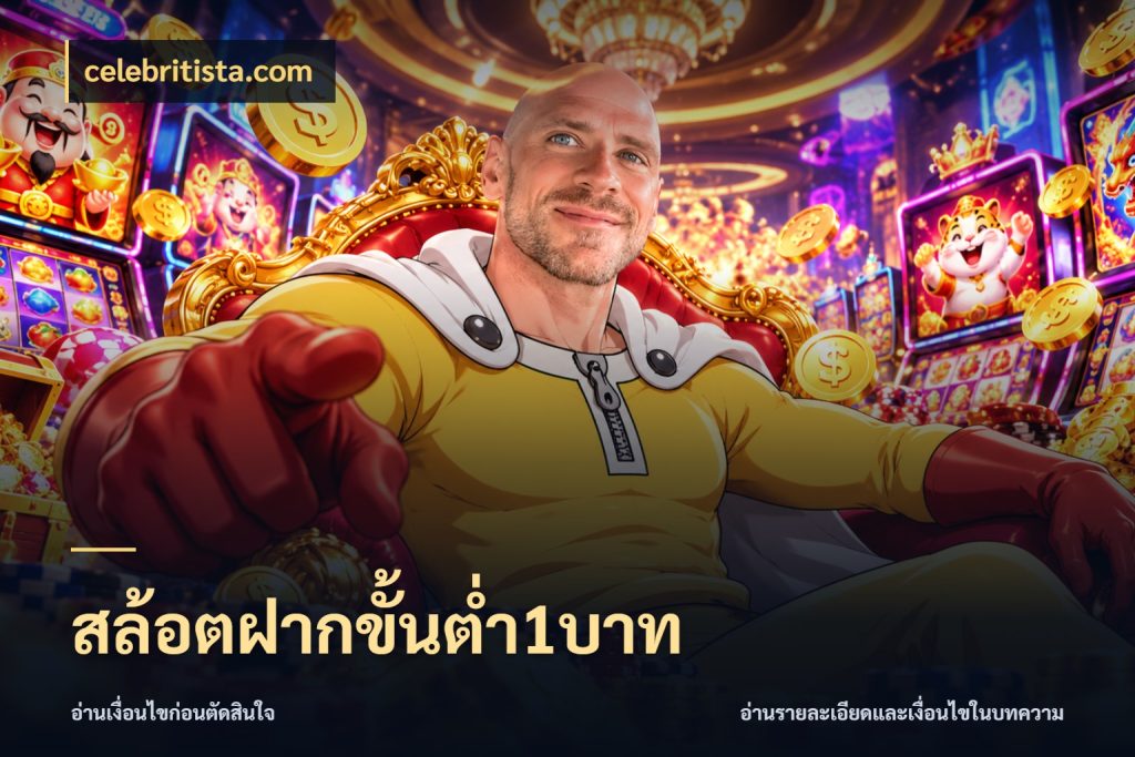 สล้อตฝากขั้นต่ำ1บาท celebritista.com จำนวนเริ่มต้นกับสไตล์เกมที่ชอบ