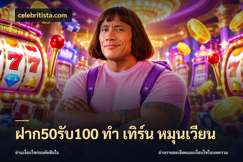 ฝาก50รับ100 ทํา เทิร์น หมุนเวียน celebritista.com เปิดมุมโปรให้เข้ากับเกมแนวโปรด